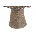 clopot ritualic Ahianmwen-Oro. bronz. Imperiul Benin. cca 1890